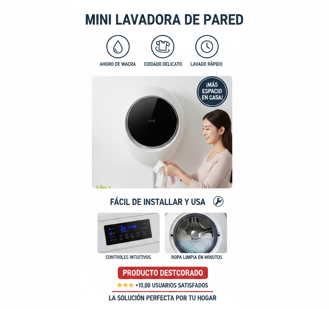 Lavadora Minij para pared xiaomi