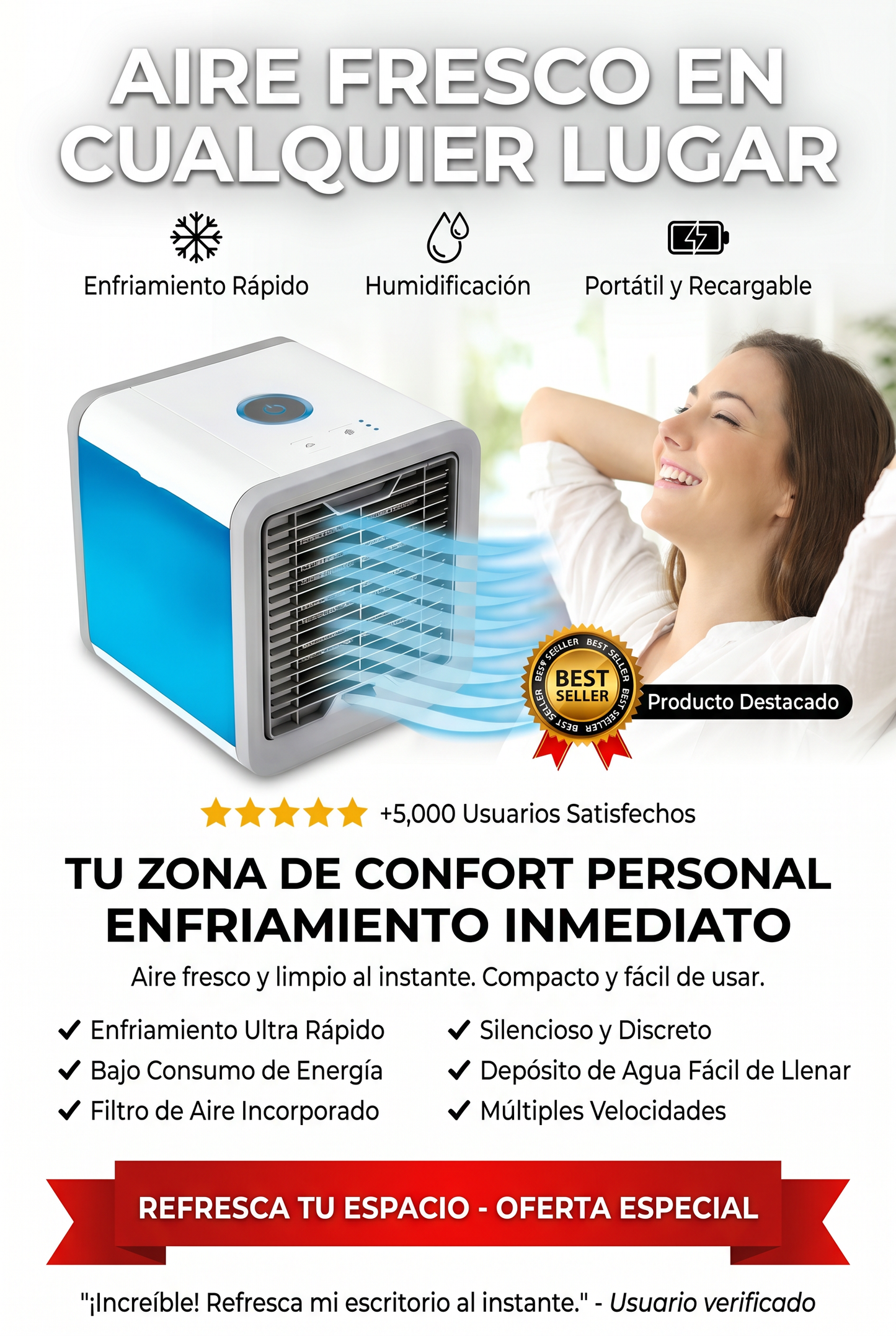 Aire Acondicionado Portatil