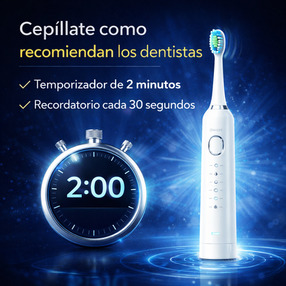 🪥 Cepillo Dental Eléctrico Sónico Recargable – Limpieza Profunda 31.000 Vibraciones/min