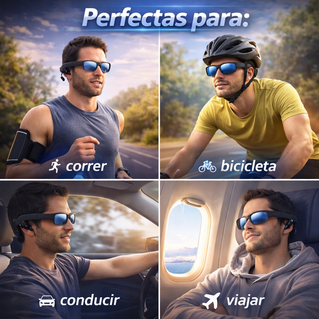 🕶️ Gafas de Sol Bluetooth Inteligentes (Smart Bluetooth Audio Sunglasses)