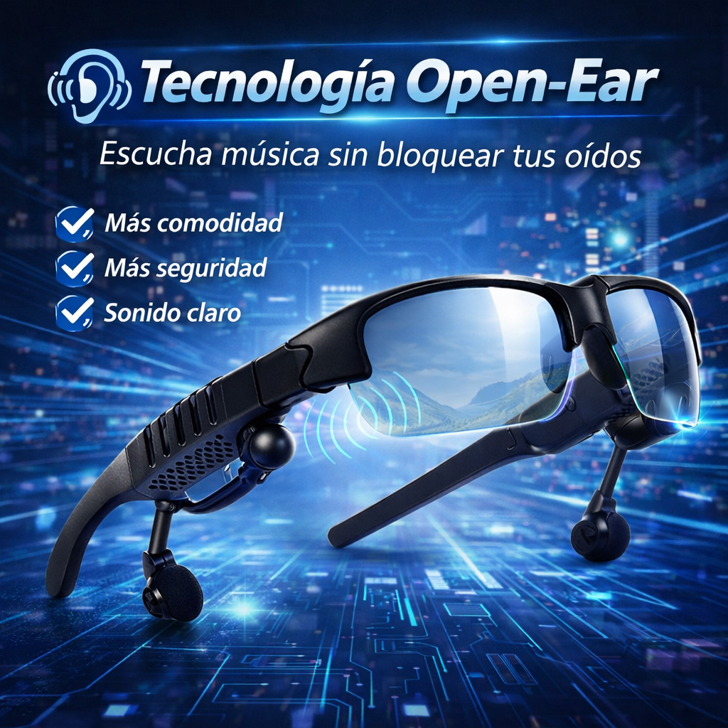 🕶️ Gafas de Sol Bluetooth Inteligentes (Smart Bluetooth Audio Sunglasses)