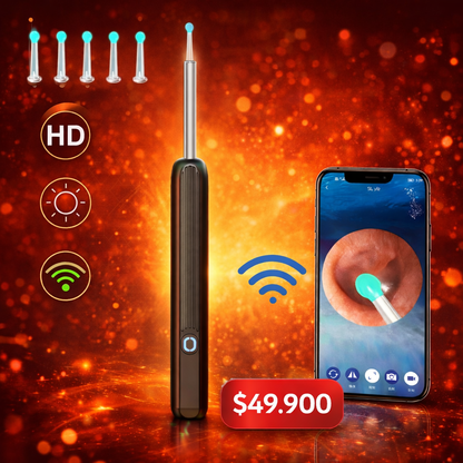 🔎 Limpiador de Cerumen con Cámara (Otoscopio digital)