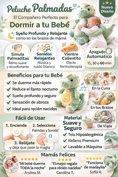 Peluche Dormilon | Ayuda a dormir y calmar a su bebé