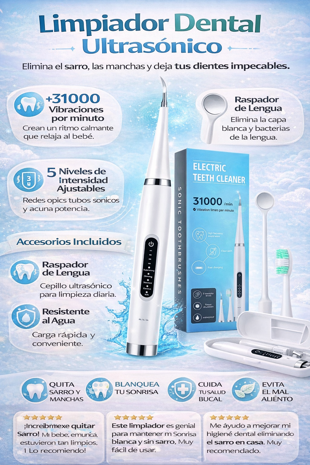 Limpiador Dental | Accesorios para limpieza profunda