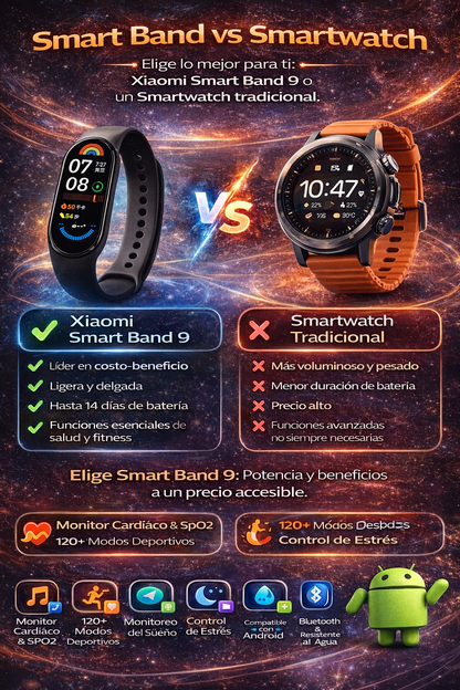 Xiaomi Smart Brand 9 | Más Accesorios | Mas Completo