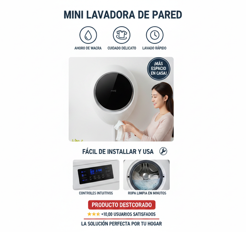 Lavadora Minij para pared xiaomi