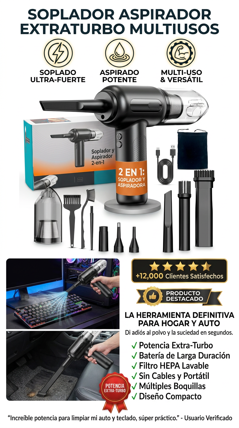 Soplador aspirador Extraturbo  Multiusos